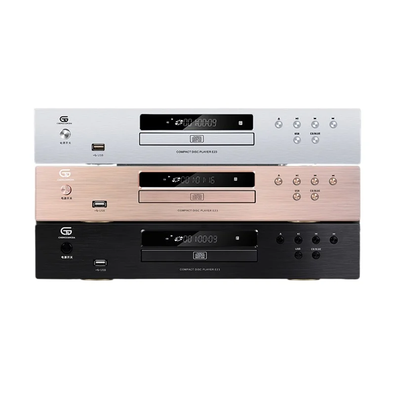 HIFI CD Player Bluetooth 5.0 DTS Decoding HD Lossless CD Music Player USB Lossless Playback XLR Balanced Optical Coaxial Output portable cd player,wooden cd player