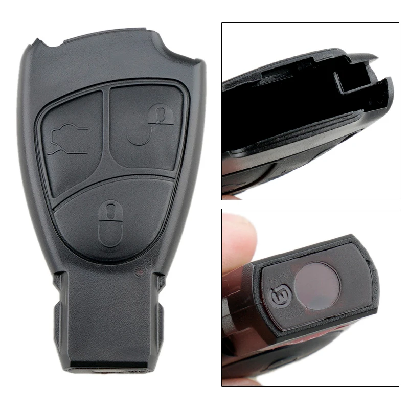 3 Buttons Car Key Smart Shell Case Replacement Auto Remote Cover Fit for Mercedes Benz W168 W202 W203 W208 W210 W211 3 buttons car key smart shell case replacement remote cover car key parts fit for mercedes benz w168 w202 w203 w208 w210 w211