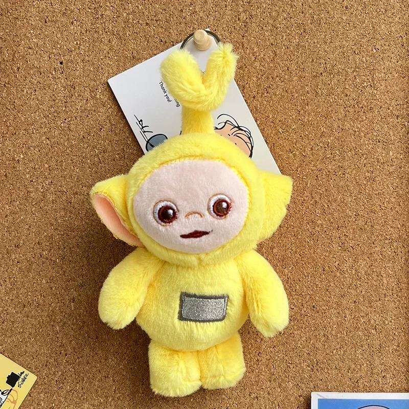 Plush Keychain Teletubbies Cartoon Doll Plush Key Chain Toy Appease Rag Doll Catcher Cute Decoration Boy Girl Children Birthday Gift