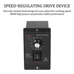 400W Motor Governor US52 Micro AC Motor Speed Control UX52 Speed Number Display