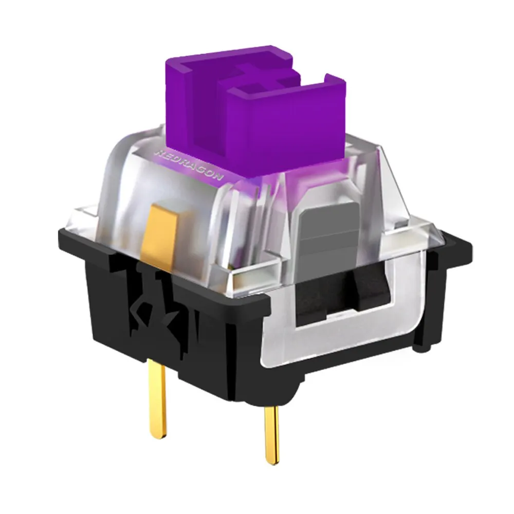 ตัวเลือกสินค้า สวิตช์ RGB MX 3Pin สำหรับคีย์บอร์ดเกมมิ่ง สัมผัสเงียบ หลายสี