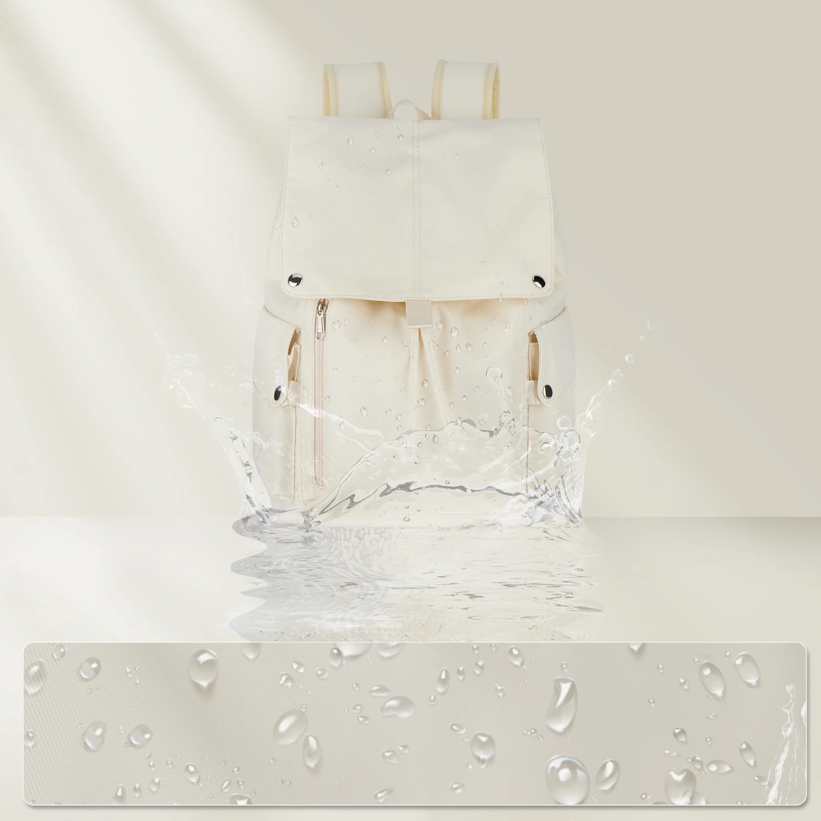 Versatile Lightweight Women's Backpack Stylish Simple,Suitable for High School And College Students Bags, Women Laptops Backpack