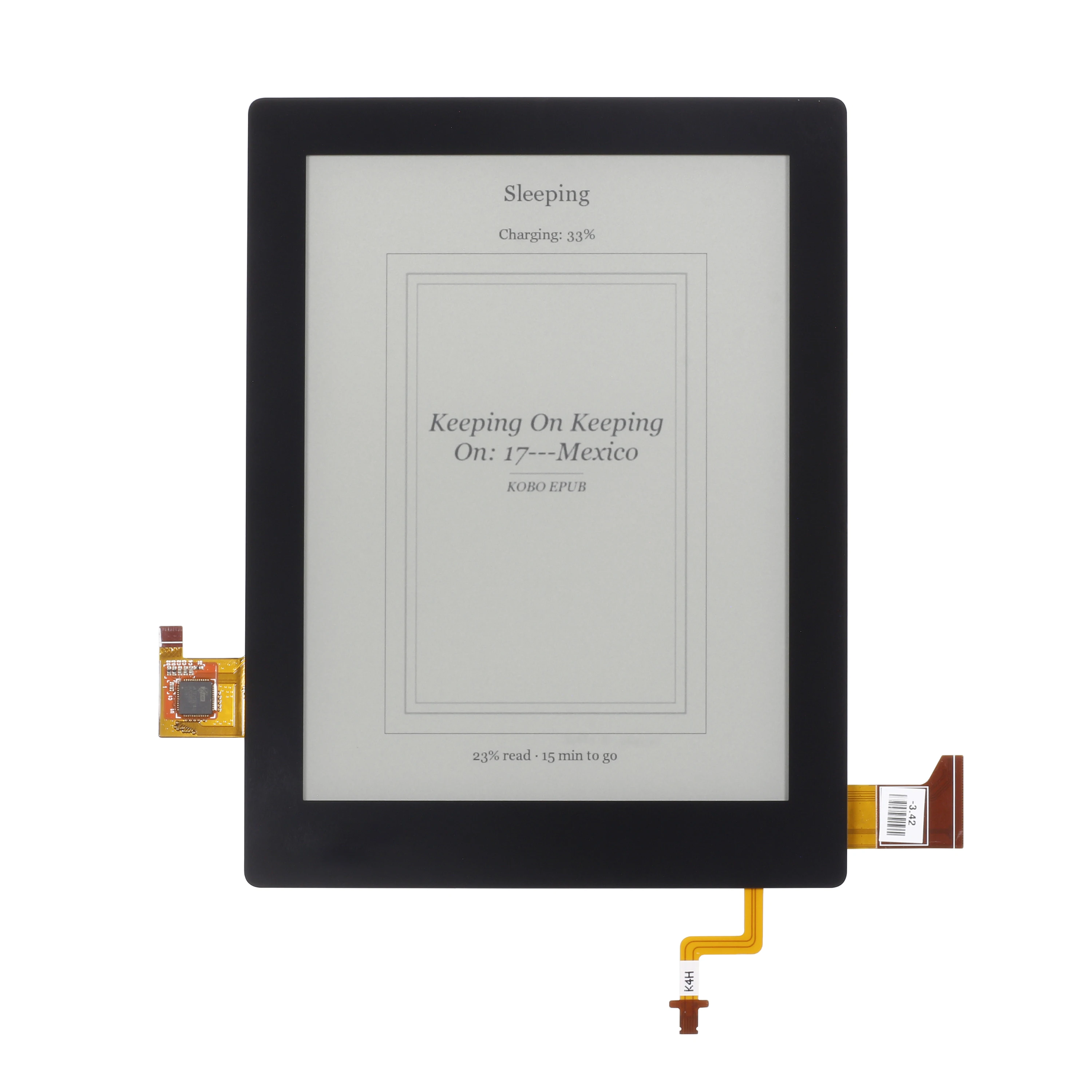 New ED060XH3 touch + Backlit Eink Screen For kobo aura N514(not HD) 6.