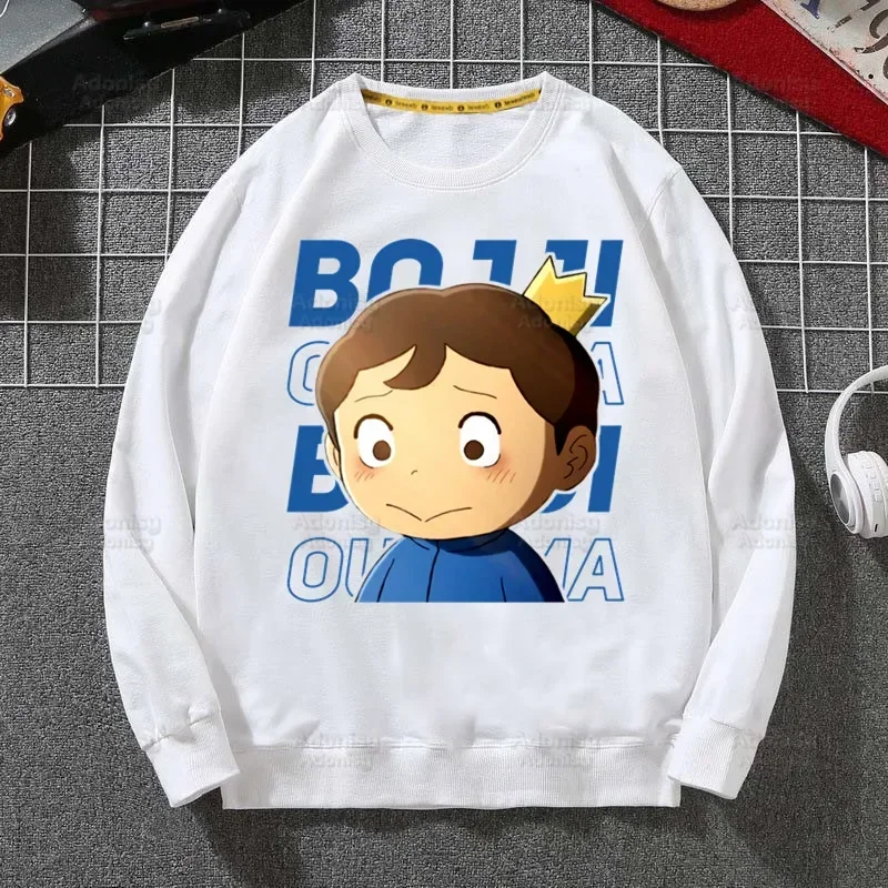 

Толстовка Ousama с японским аниме, толстовка, уличная одежда в стиле Харадзюку, пуловер в стиле бойцзи, худи, Толстовка на осень-зиму