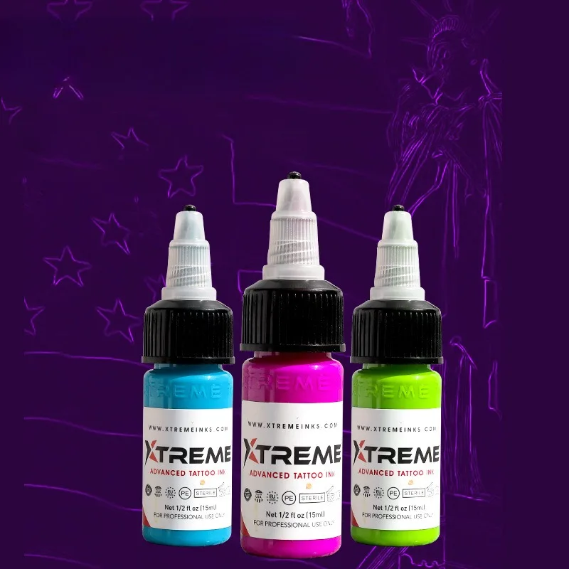 15ml Tattoo Color Hardcore Ultimate Chromaticity High Color Tattoo Ink Non-toxic Harmless Semi-permanent Not Easy Lose Fashion