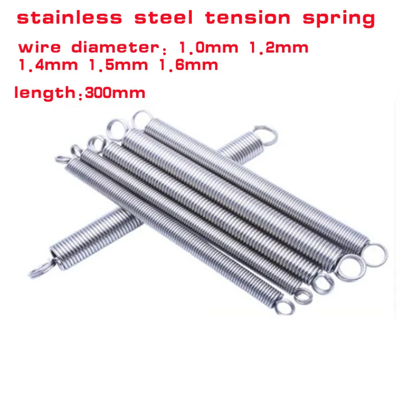 1Pcs 304 stainless steel wire diameter 1.0mm 1.2mm 1.4mm 1.5mm 1.6mm length 300mm Dual Hook Long