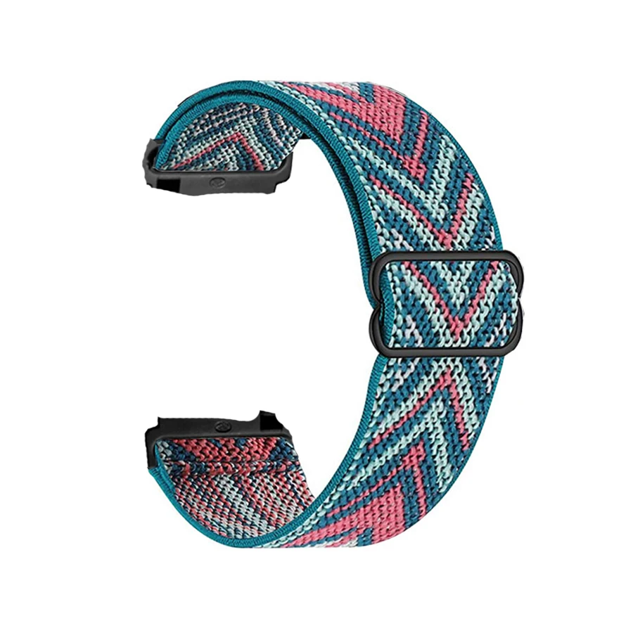 Elastic Nylon Loop Strap for Smart Watch - Replacement Wristband Bracelet Accessory