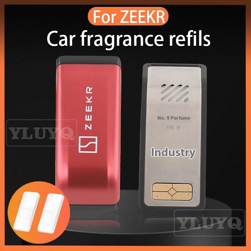 For ZEEKR 001 Car Air Freshener Refill, Replacement Core, Fresh Air, Helsinki Snow, Car Interior Accessories