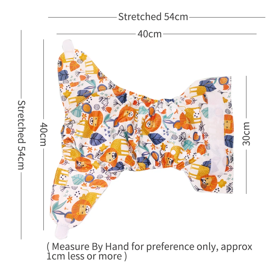 EezKoala Eco-Friendly Big Size XL Cloth Diaper Washable  Adjustable Nappies Reusable  Cloth Diapers Cover Fit 2-5 Years Baby - 2