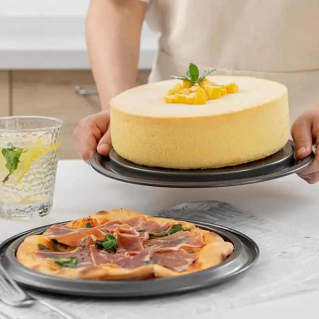 Professional Nonstick Springform Cake Pan with Removable Bottom for Home & Commercial Kitchen Baking, Oven Safe