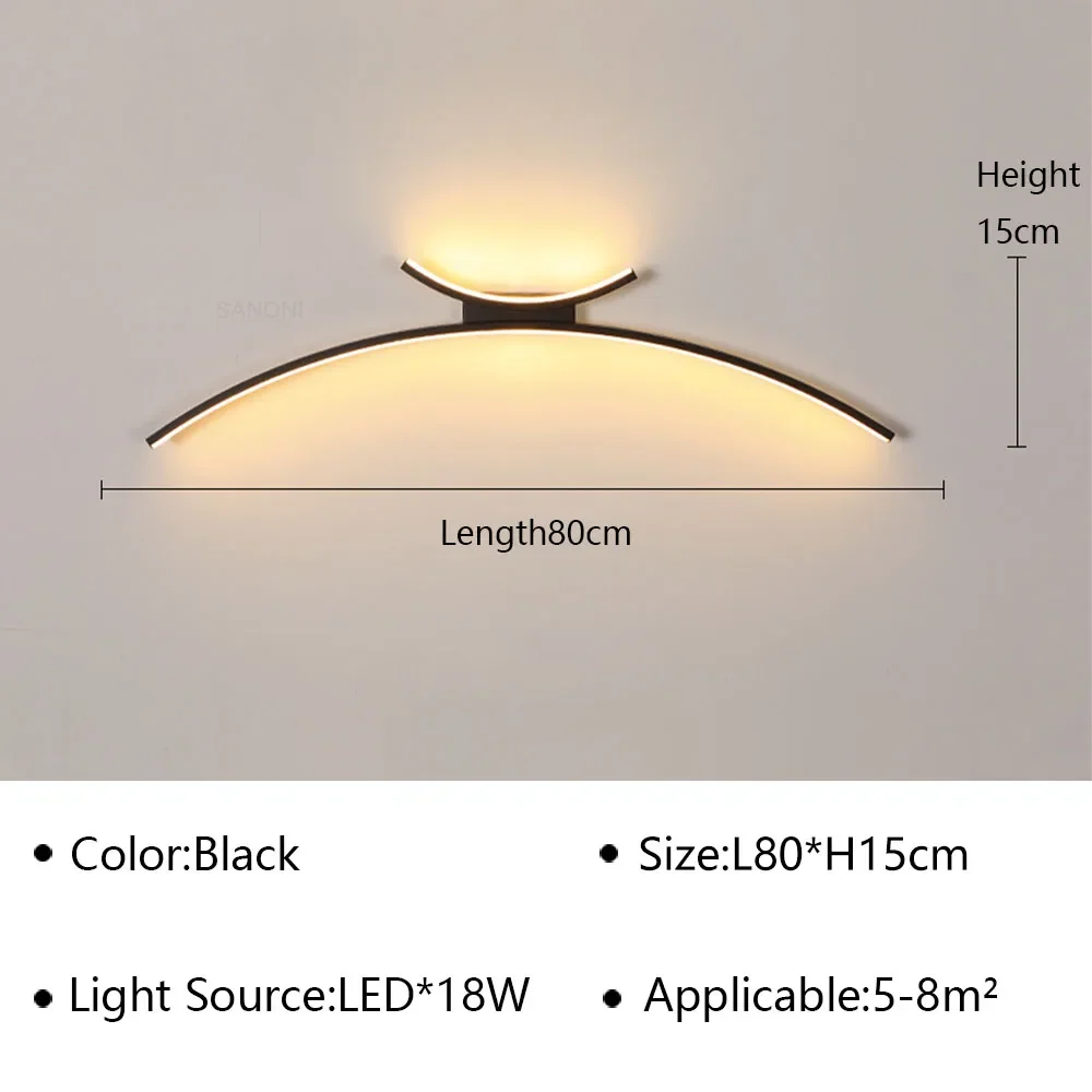 Black 1pc 80cm