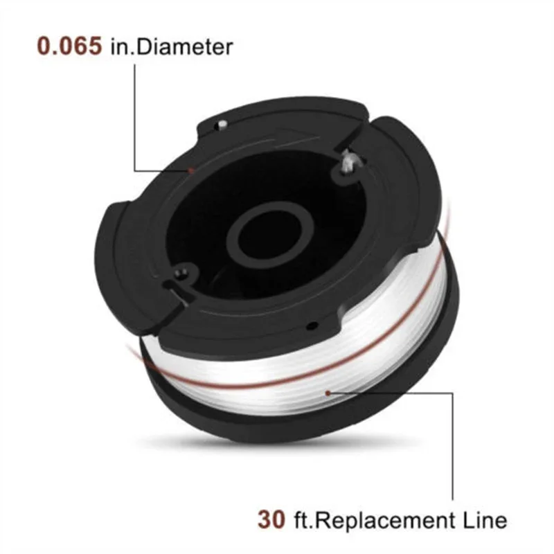 Trimmer Line + Spool Cap + Spring Kit for Black & Decker GH400 GH500 GH600 GH900 Home Garden Tool