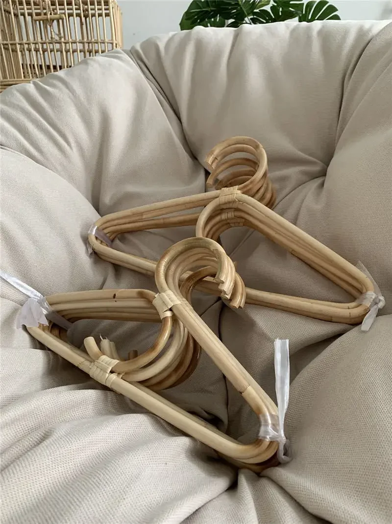 Ins Style Children Room Retro Indonesian Rattan Hangers Natural Weaving Homestay Decoration Pendulum Props Vintage Ornaments