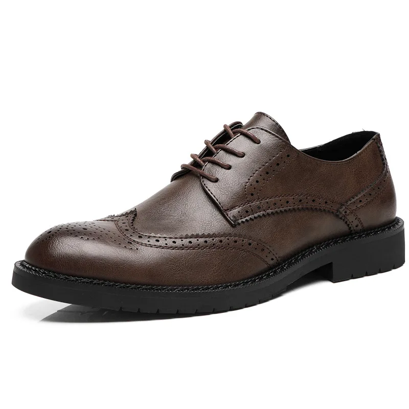 

Spring 2023, the new men's shoes manufacturer Locke business big yards of leather shoes