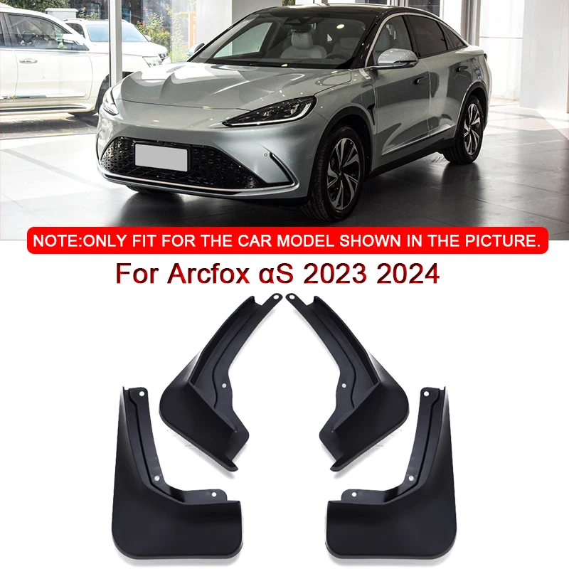 

For Arcfox αS 2022 2023 2024 Car Styling ABS Car Mud Flaps Splash Guard Mudguards MudFlaps Front Rear Fender Auto Accessories