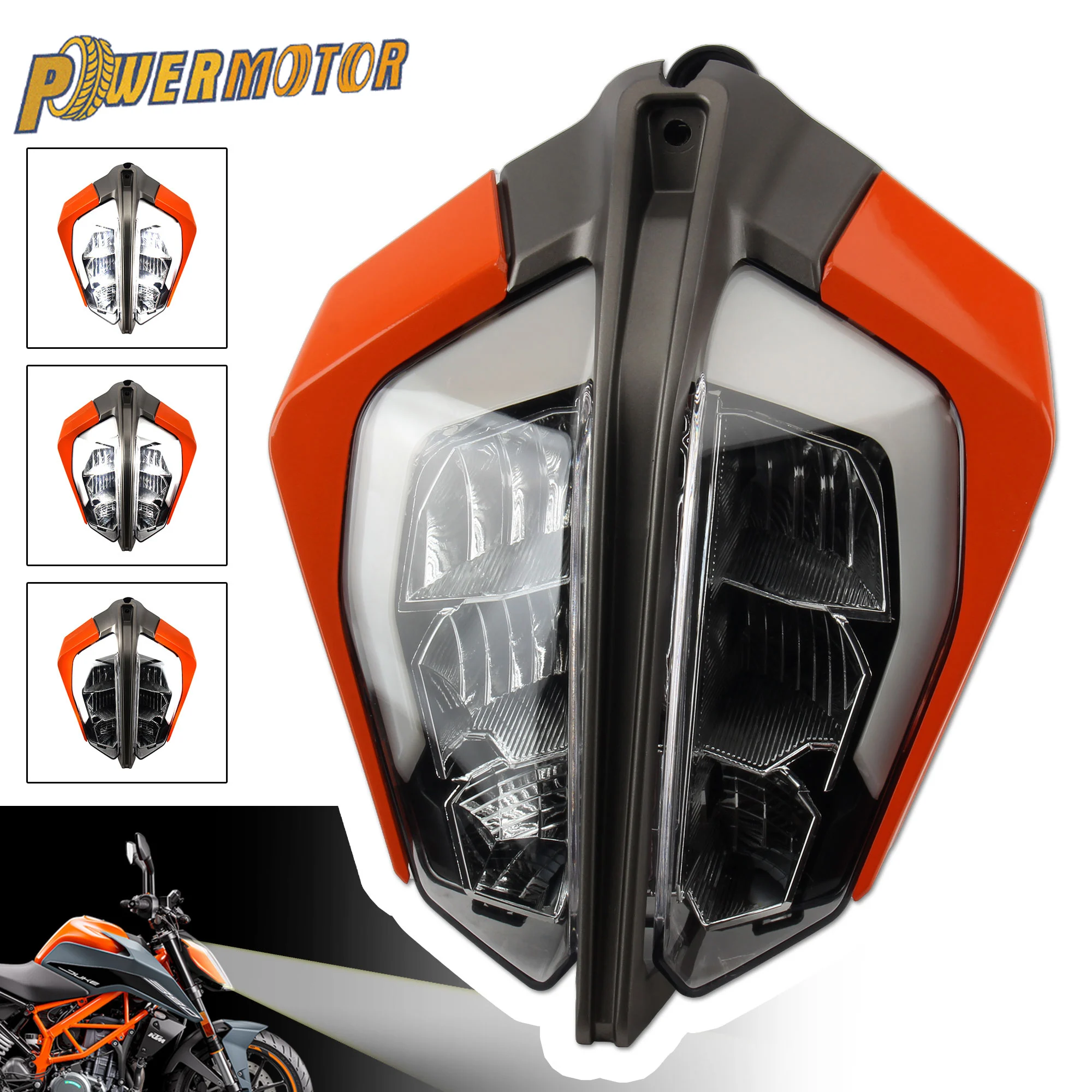 Led Headlight Ktm Duke 390 Headlight Set Price Fit For OEM KTM