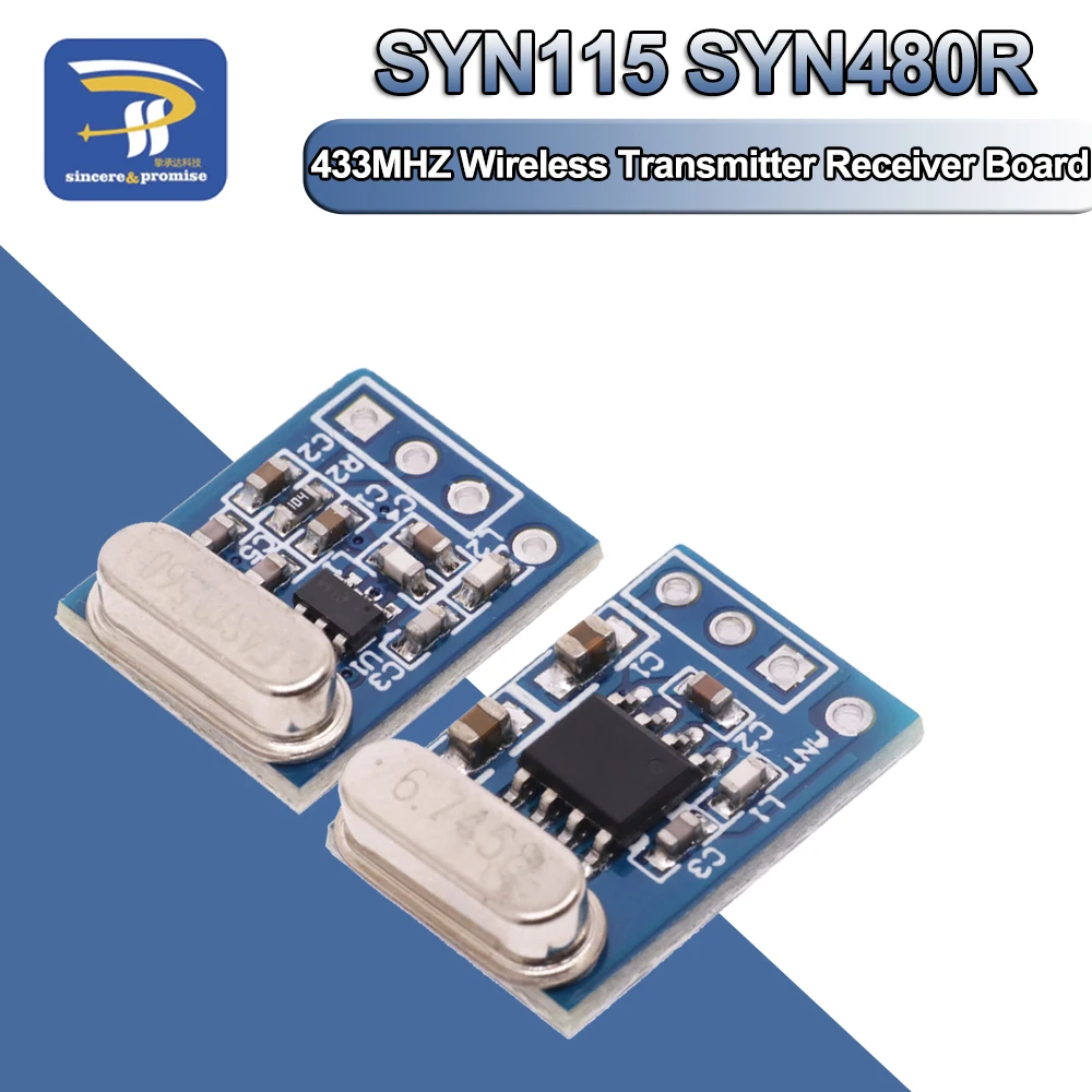 1Set-2Pcs-433MHZ-Wireless-Transmitter-Receiver-Board-Module-SYN115 ...