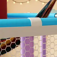 Kids Trampoline Adjustable Baby Toddler Trampoline Basketball Hoop Swing Sandbag Ocean Balls 440lbs Toddler Trampoline Net - Image 5