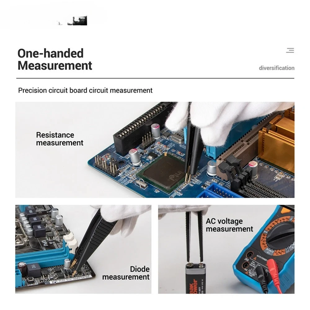 Universal Capacitor and Resistance Test Clip