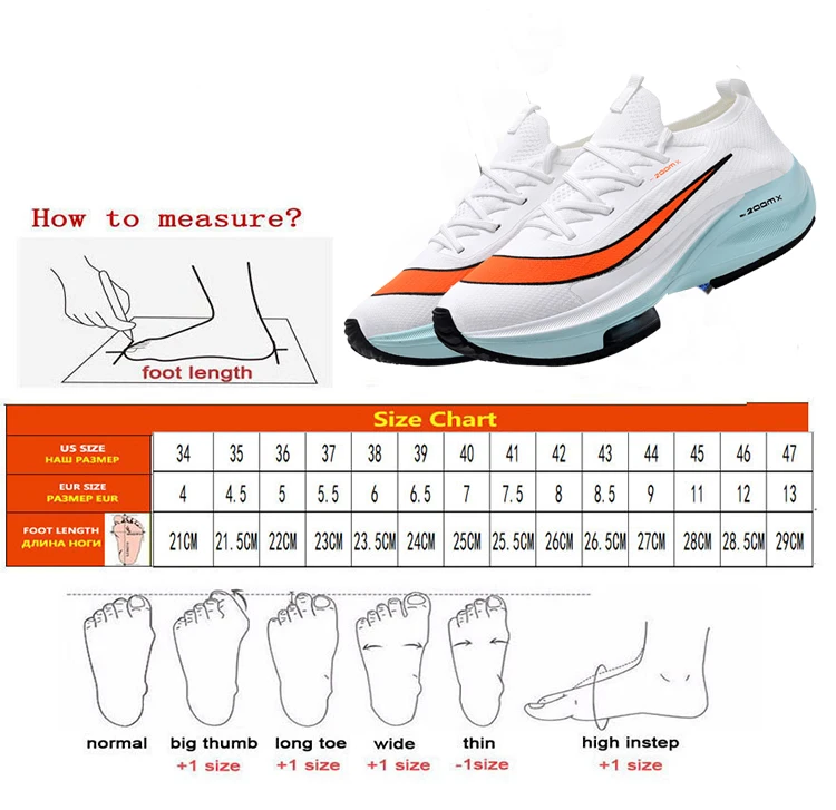 Description Picture 2 of itemMen Running Shoes Woman Trainer Race Breathable Couple Unisex Sneakers Men Sneakers Lace Up Round Toe Cushioning Shoes for Men