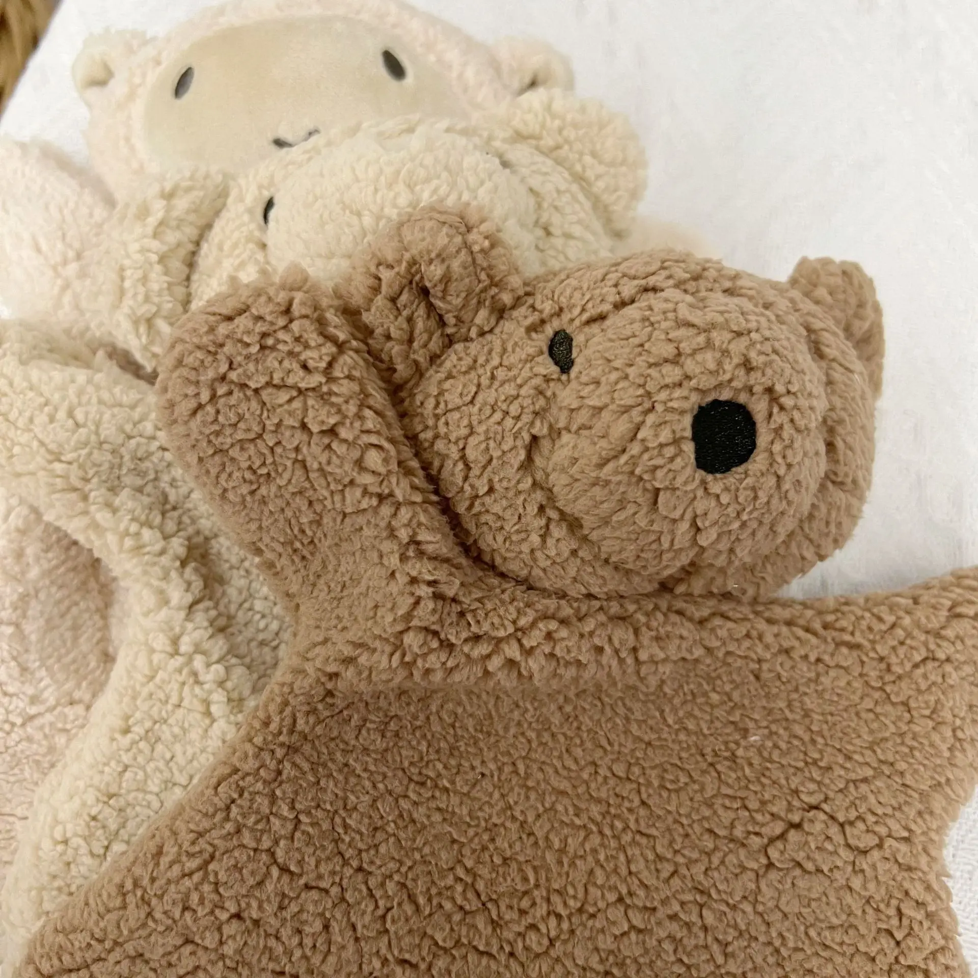 Baby Soothing Doll for Newborn Accessories Photography Props Cute Bear Baby Sleeping Doll Baby Care Soft Plush Dolls - 6