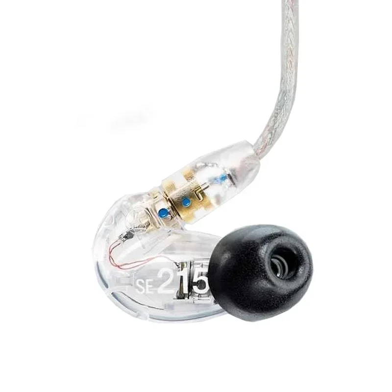 Fast shipping! SE215 Hi-fi stereo Noise Canceling 3.5MM SE 215 In ear Earphones With Separate Cable headset with Box VS SE535 2