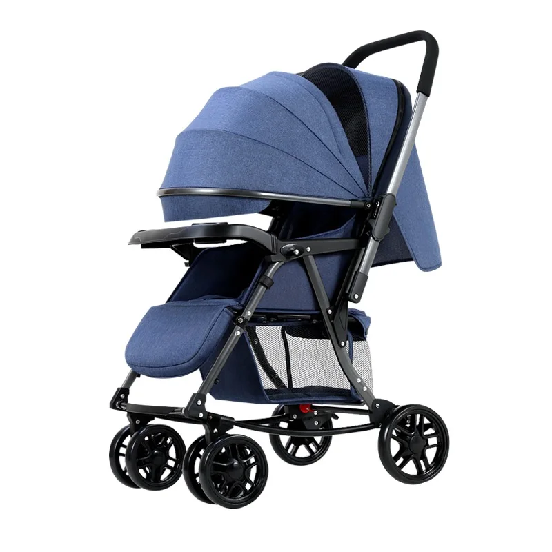 

Baby stroller can sit and lie down, multi-function, one button folding, two-way portable stroller, variable rocking chair