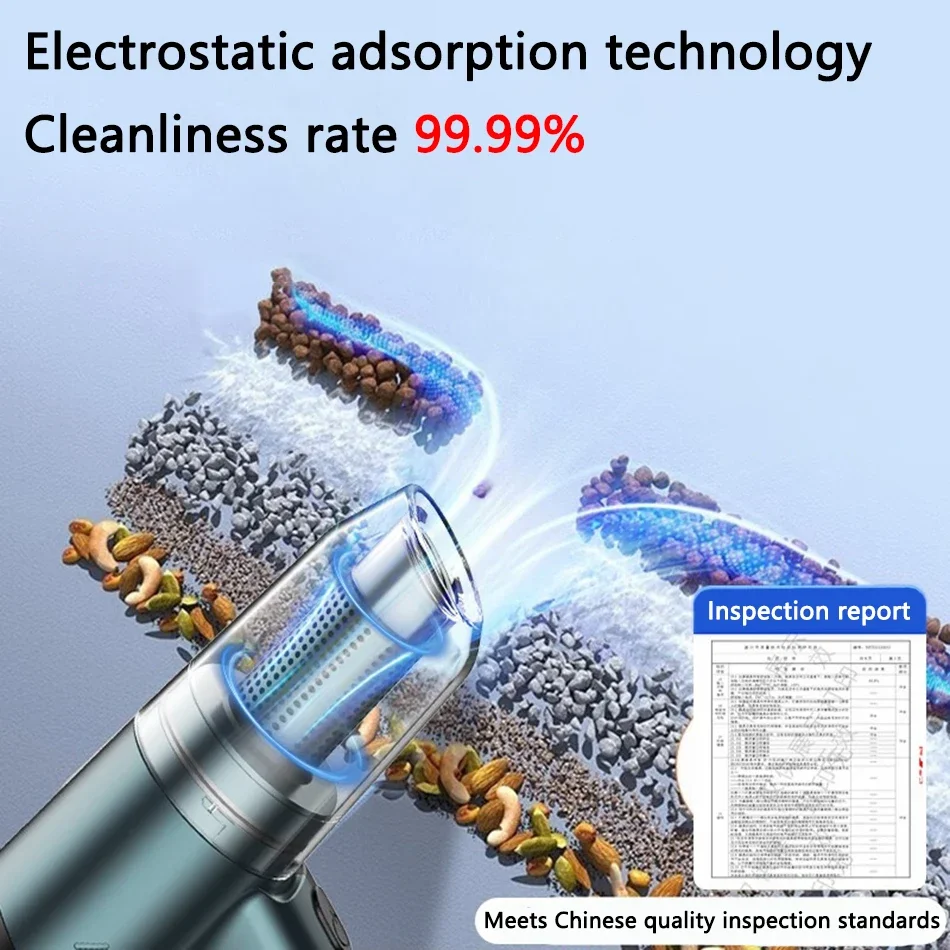 120000Pa Car Vacuum Cleaner Wireless Portable Powerful Robot Cleaner Mini Vacuum Cleaners Products For Home Keyboard Cleaning