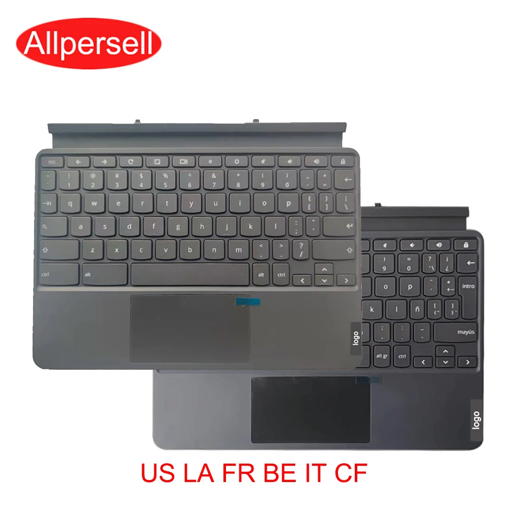 Suporte de Teclado Palm Rest para Lenovo Ct-x636f Ideapad Duet Chromebook 10.1 Suporte