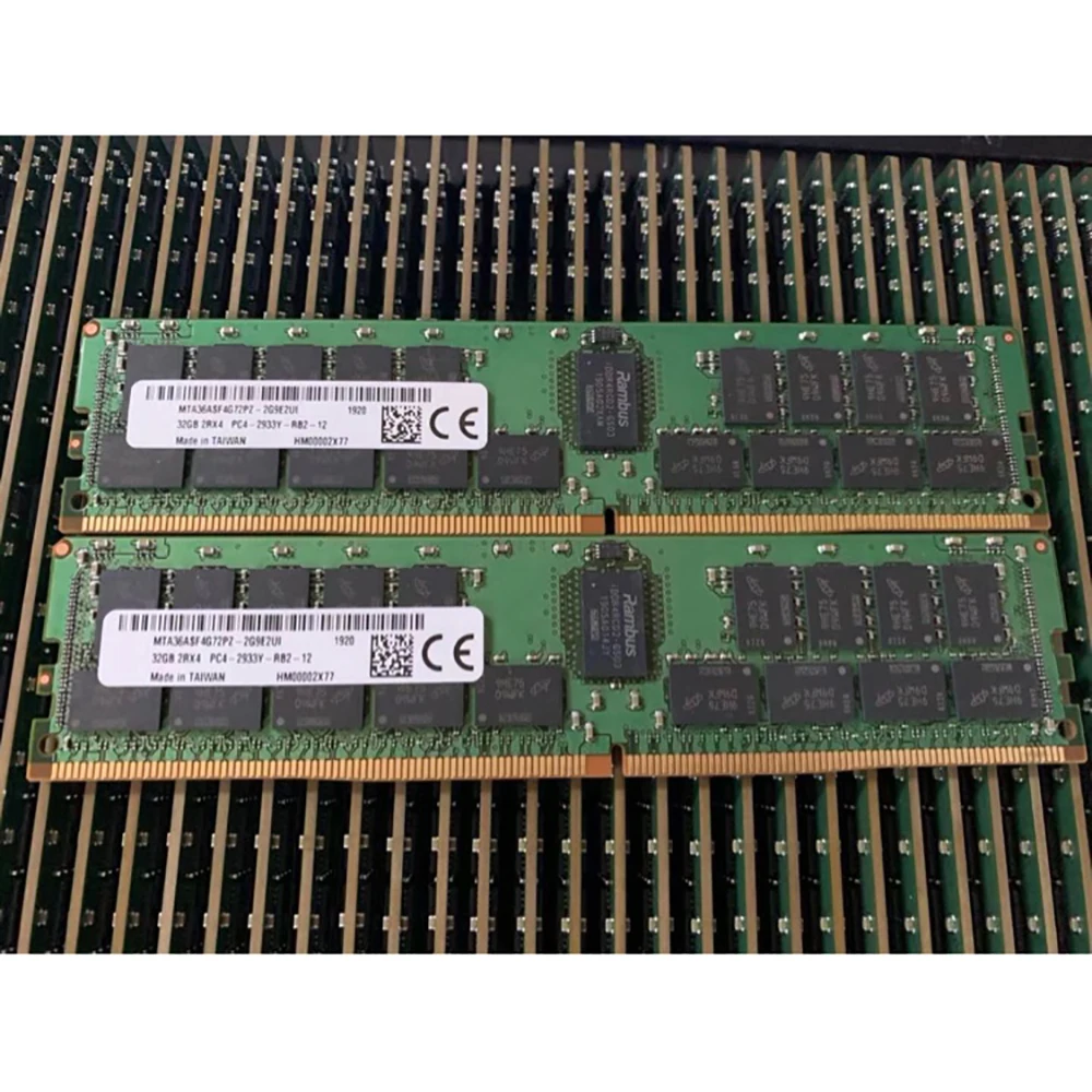 

1 шт. для MT RAM 32 ГБ 32 ГБ DDR4 2RX4 2933 ECC REG, Серверная память
