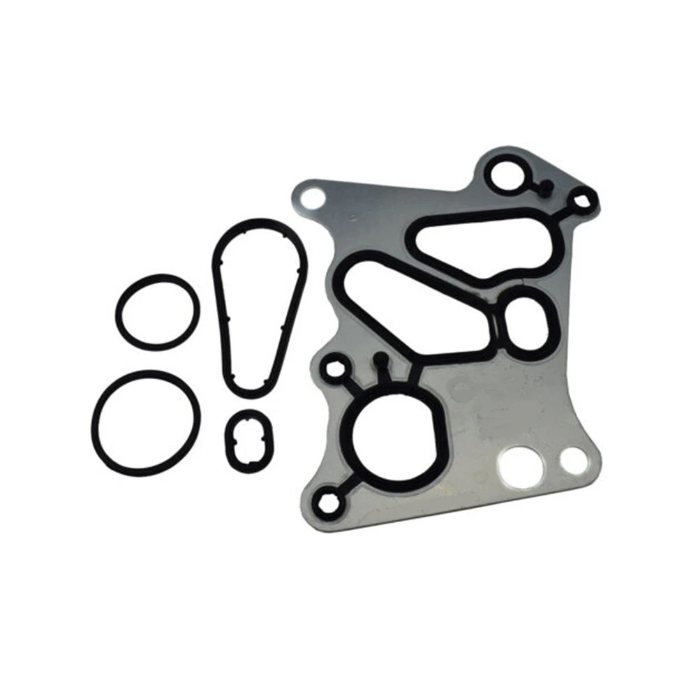 5pcs Car Engine Oil Cooler Gaskets Rubber For MERCEDES-BENZ C250 SLK200 SLK250