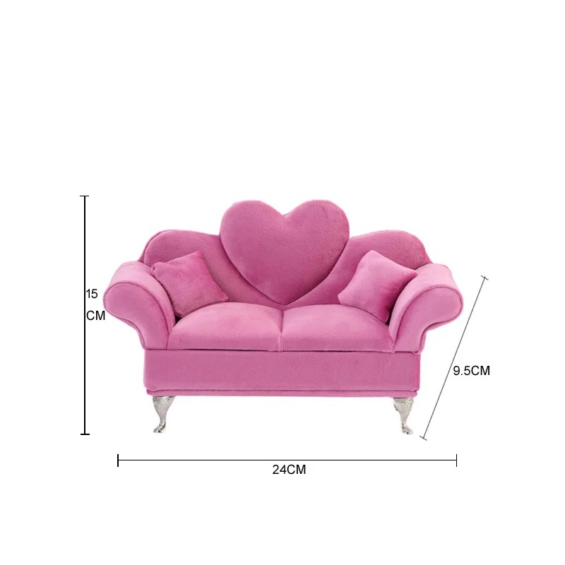 Set di Mobili in Miniatura per Casa delle Bambole, Decorazioni per Soggiorno Simulato per Barbie, Accessori per Giardino delle Fate - immagine 6