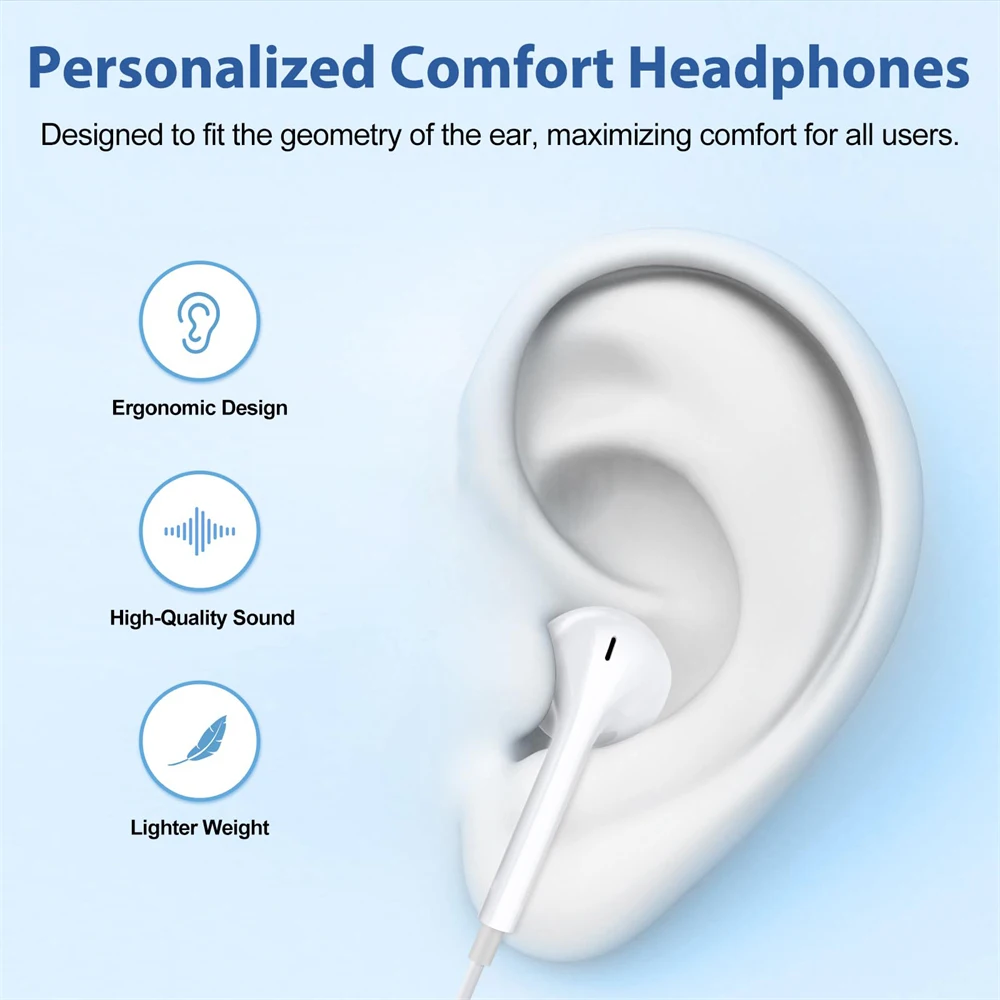 Original Wired Earphones For Xiaomi Mi 13 Ultra 12T Pro Type C Headphones For Redmi Poco Huawei Samsung Earbud Handsfree Headset 5