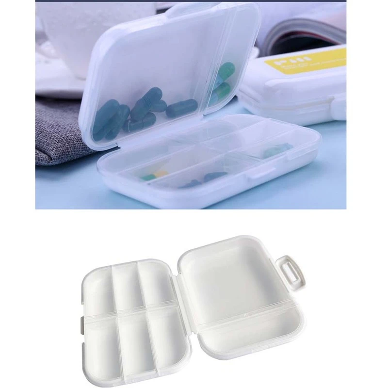 Mini portapillole portatile scatole per medicinali 3 griglie viaggi a casa  farmaci medici Tablet contenitore vuoto porta casa portapillole splitter -  AliExpress