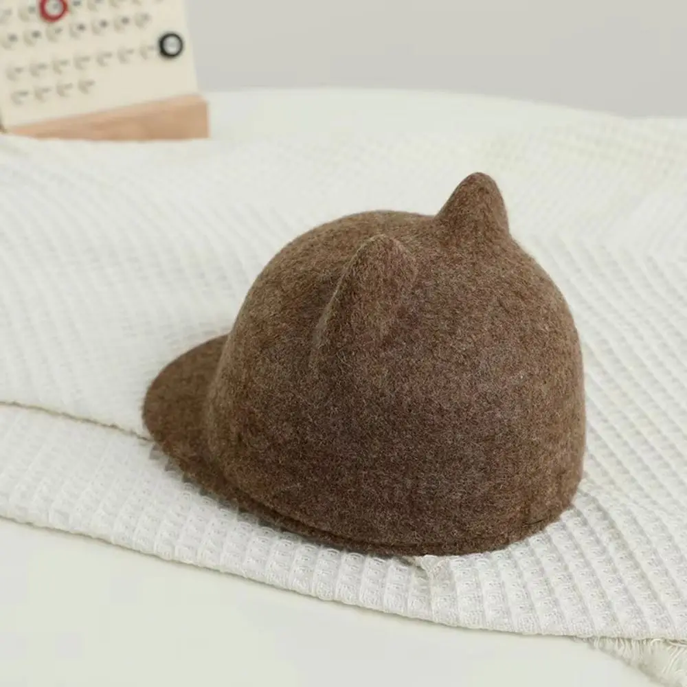 Wool Equestrian Hat for Kids Adjustable Breathable