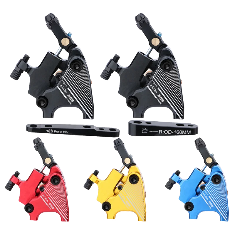 

New Road Bike Hydraulic Disc Brake Calipers Flat Mount Gravel Bicycle Oil Disc Brake Pro5.0 for 140/160mm rotors