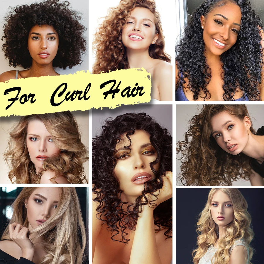 GOIPLE Curl Enhancing Cream Moisturizing Frizz Control Conditioning Cream Hydrating Define and Smooth For Curling Curly Enhancer