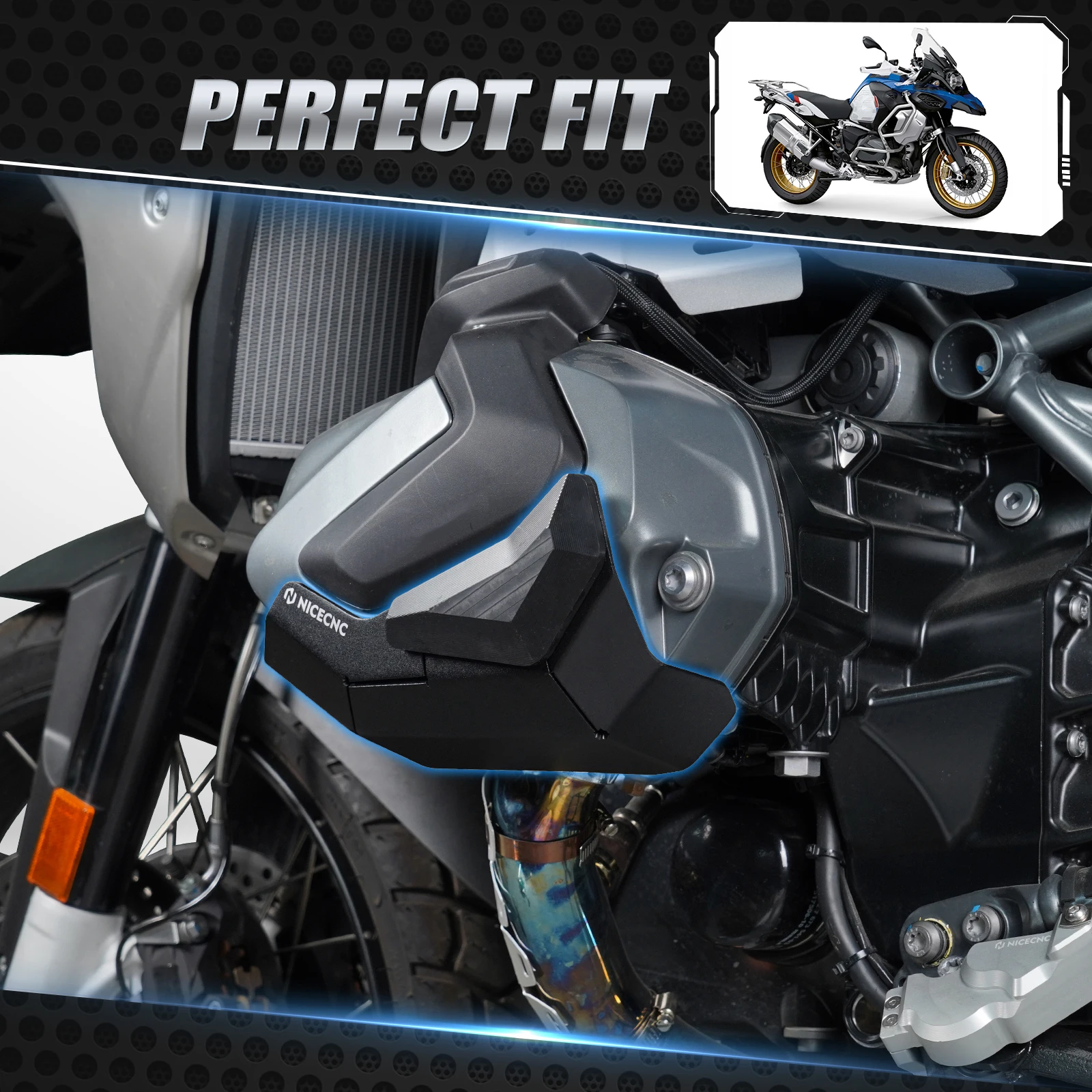 For BMW R 1250 GS R1250GS Adventure Engine Cylinder Head Cover R 1250 GS-GSA-R1250R/RS/RT