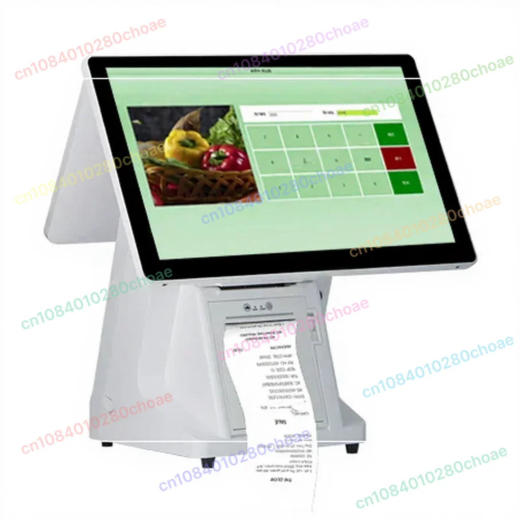 15.6+11.6 inch touch screen POS machine, with printer, all-in-one touch machine