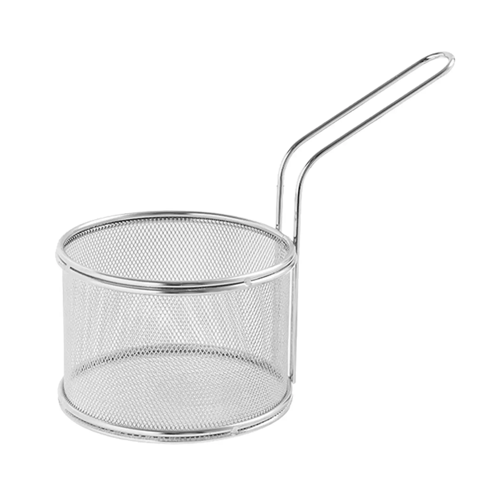 Deep Fry Basket French Fries Holder Stainless Steel for Home Cafe Barbecue