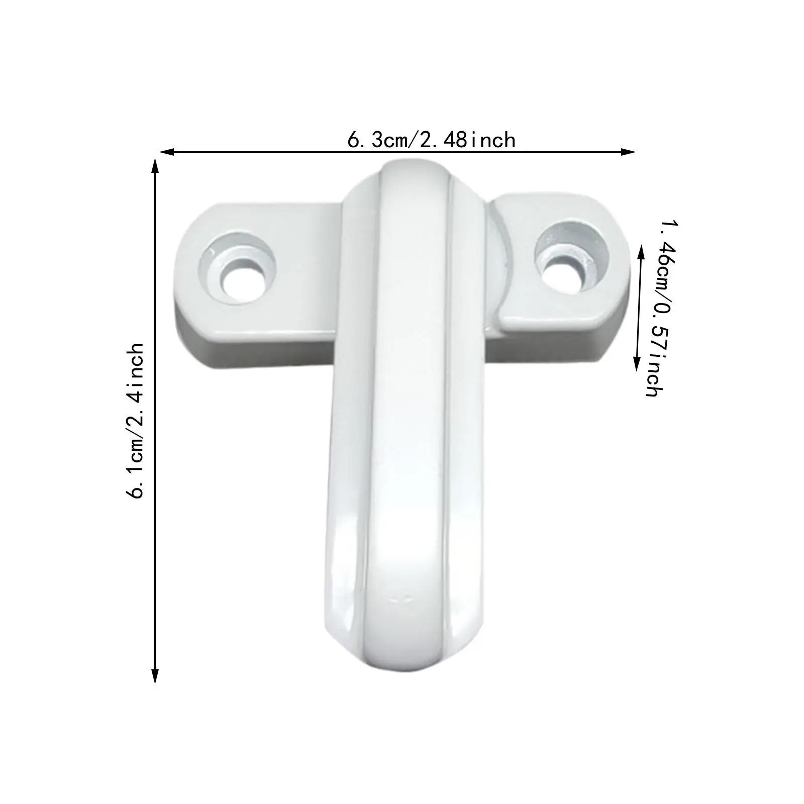 Window Sash Jammer Lock 2Pcs for Commercial Applications Nursery Kitchen