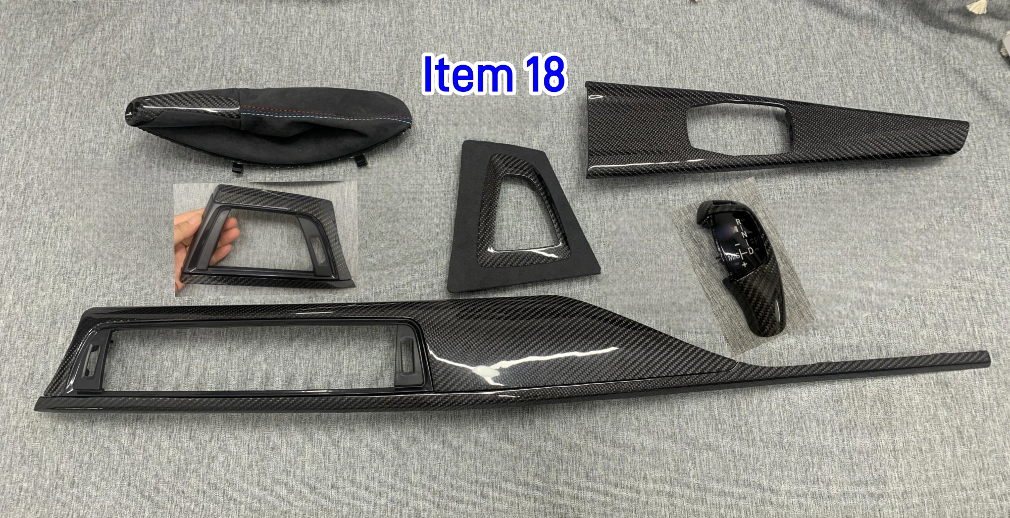 リアルカーボンファイバーインテリアアクセサリーパーツトリム BMW 3 4