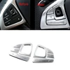 8Pcs Silver Car Steering Wheel Button Cover Trim for Mercedes E-Class W213 2016-2019 Car Interior Accessories Styling 4