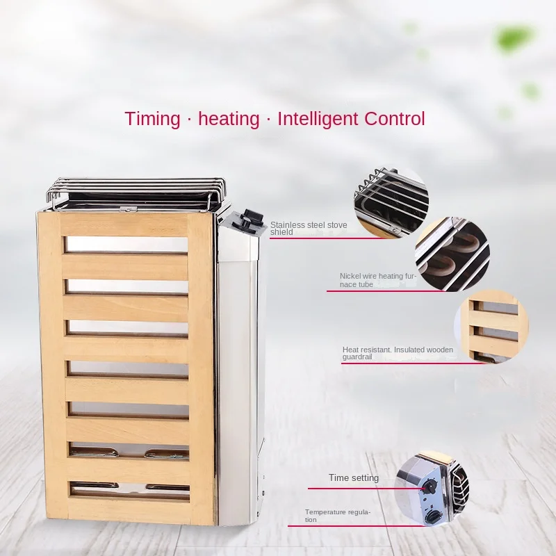 3.6kw Sauna Heater 220V for Home Use Steam Generator Dry Room Heating Furnace with Equipment Control Sauna Heating Equipment 2