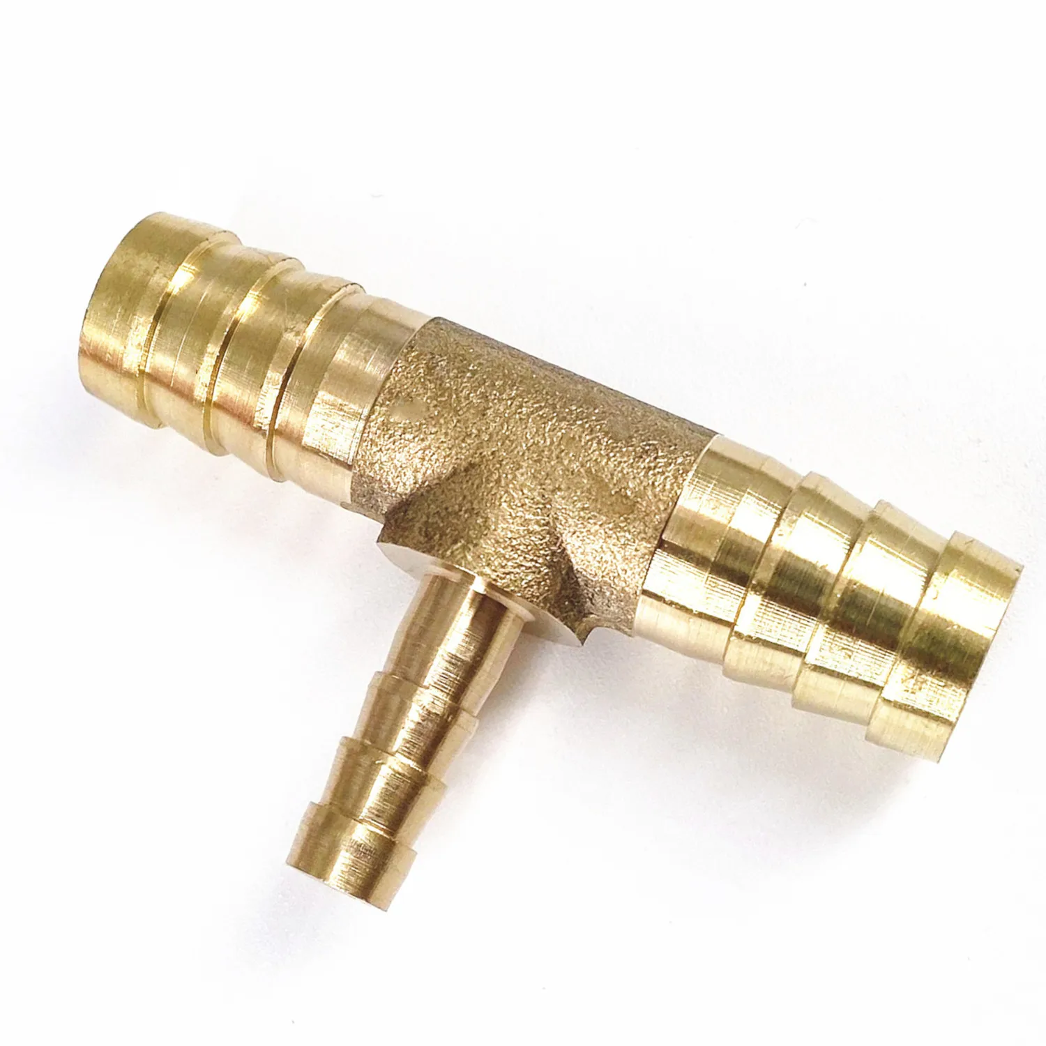 4 6 8 10 12 14 16 19mm Hose Barb OD Brass Reducer Pipe Fitting Tee 3 Way Splitter Connector hose pipe fitting,pipe fitting,tee adapter,water pipe fitting