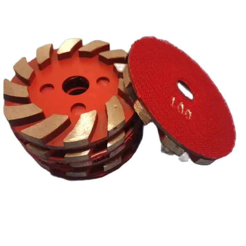 

4" Inch 100mm Metal Bond Diamond Tools Grinding Cutting Wheel Disc Polishing Pad for Concrete Grinder Polisher Machine