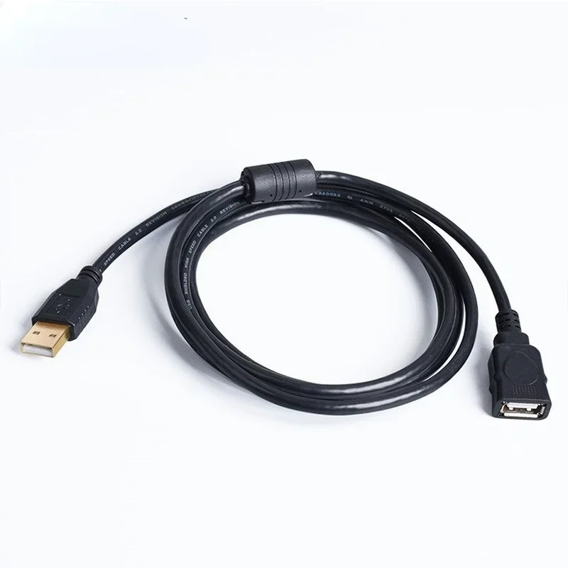 PC 노트북 키보드용 초고속 데이터 동기화 익스텐션 케이블, USB 2.0 수-암 USB 케이블, 1.5m, 2m, 3m 연장 코드 와이어