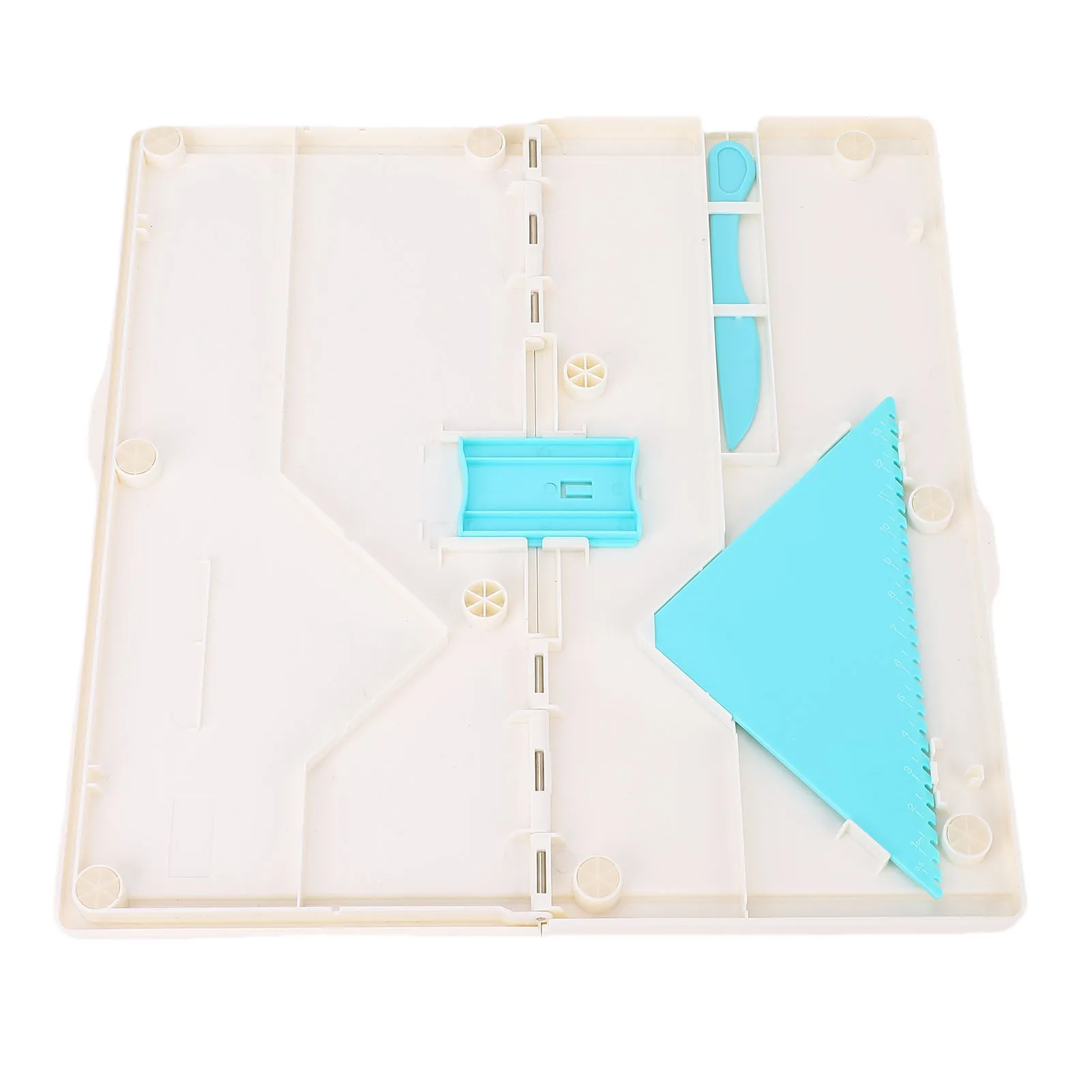 Paper Scoring Board Paper Folding Tools 80-200g Thickness Grooved Design 320x320mm Clear and Straight for Making Card Envelope