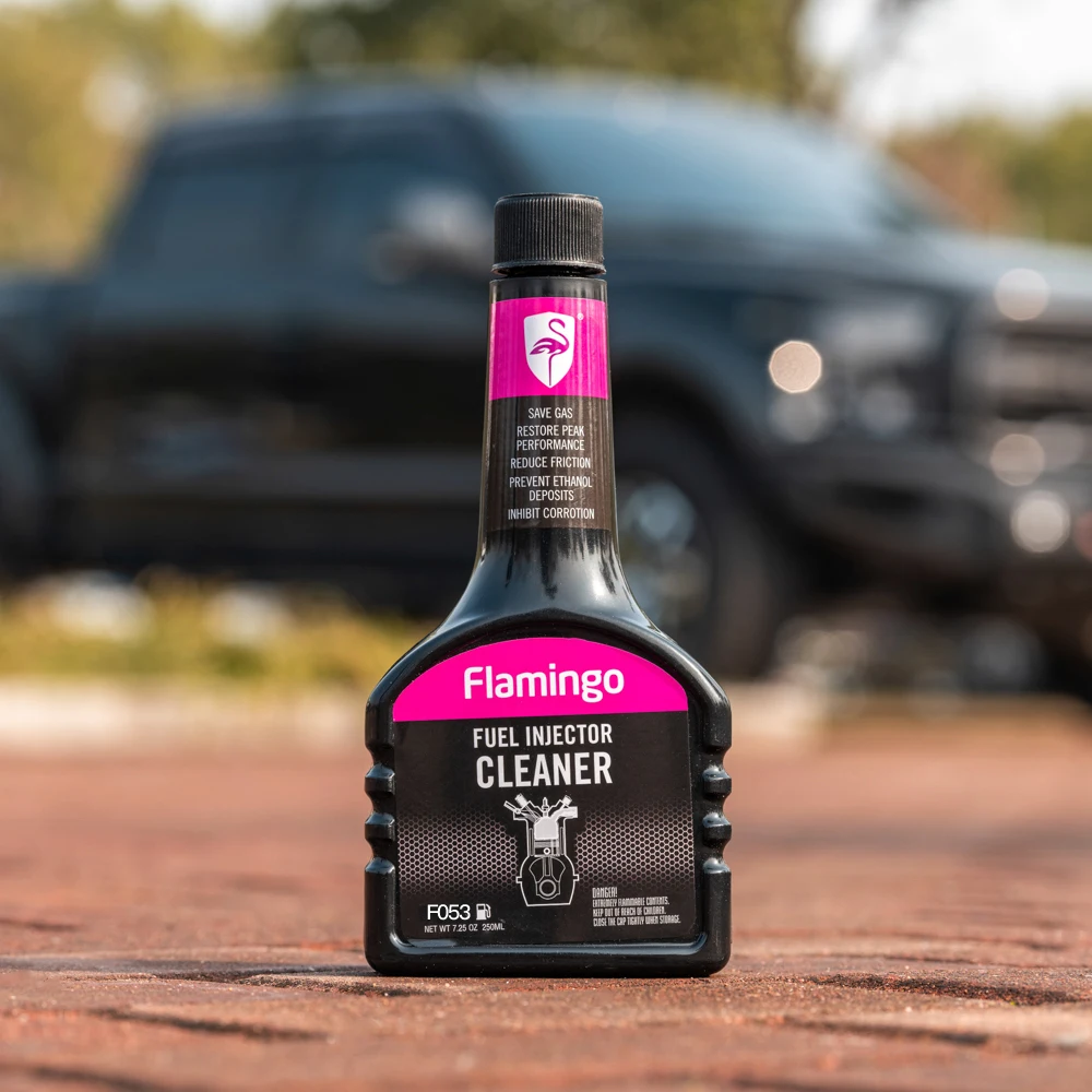 Flamingo F053 354ml Fuel Injector Cleaner Car System Petrol Saver Save Gas Oil Additive Restore Peak Performance 9.88OZ