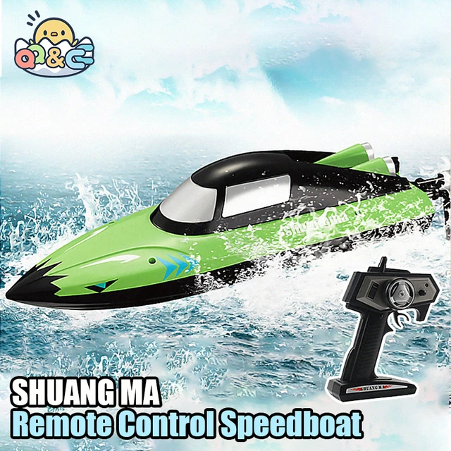 Rc Boat 2.4G Remote Control 25KM/H High-Speed Boat Wireless Charging Remote  Control Speedboat Model Children's Toys for Boys - AliExpress